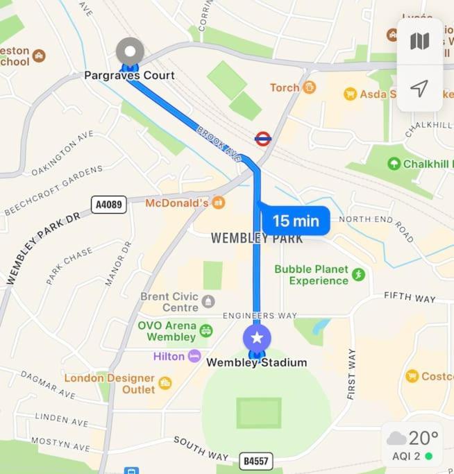Gorgeous Flat 10 Min Walk To Stadium Free Parking London Eksteriør bilde